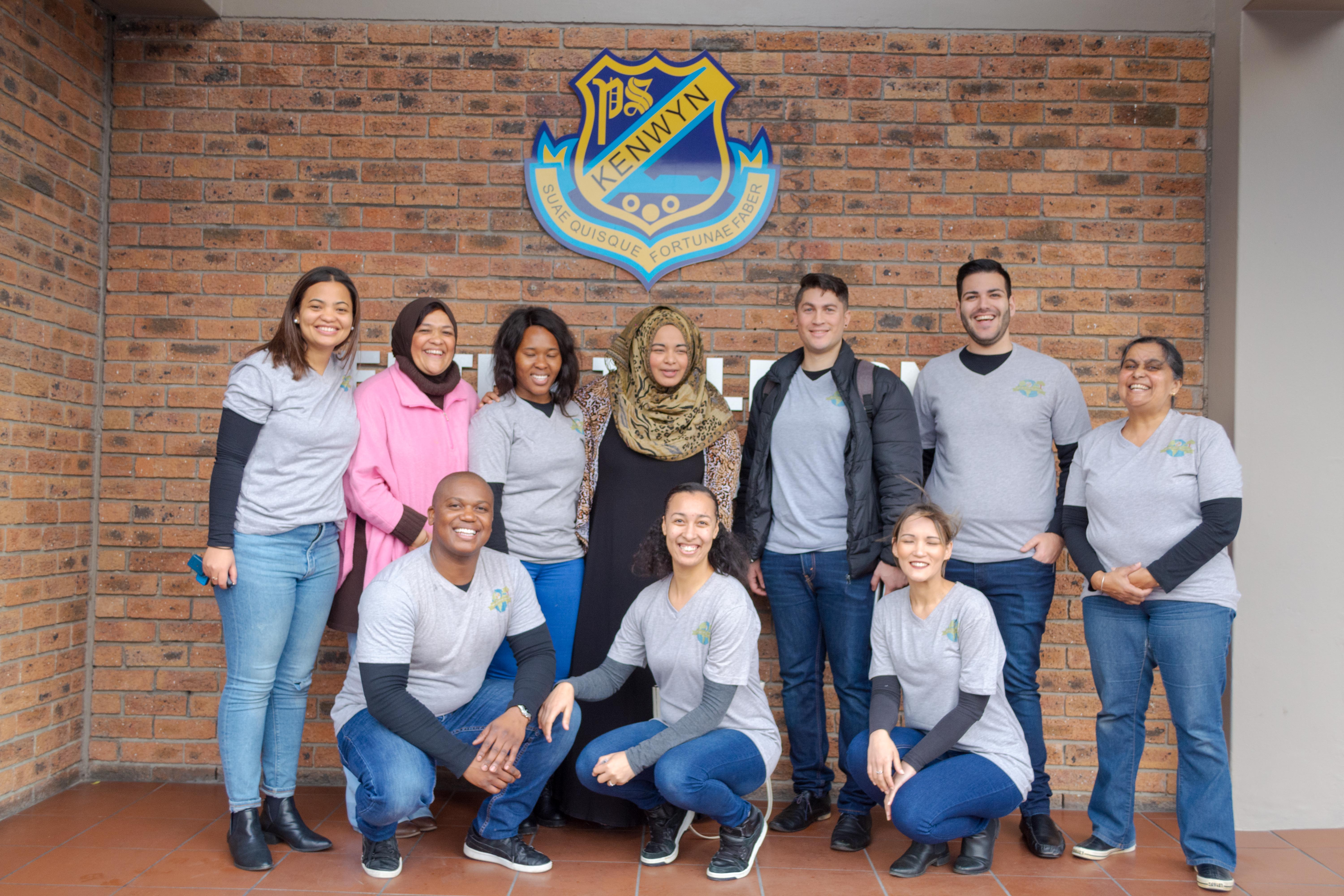 Get Up, Clean Up, Recycle campaign team at Kenwyn